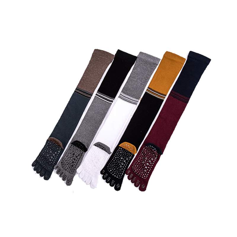 Porlsdn | Women’s Five-Finger Knee-Length Yoga Socks for Indoor Practice